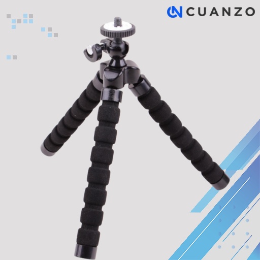 Mini Tripod Octopus for Action Camera / Tripod Gurita Gorila Gorilla Duduk Dudukan Jepit Jepitan Hp Handphone Gopro Android Kamera Camera Dslr Canon Live Streaming Nonton Ngevlog Vidio Vlog Hp Tongsis Hp Mini Anti Goyang Alumunium Besi Kecil Selfie Kokoh