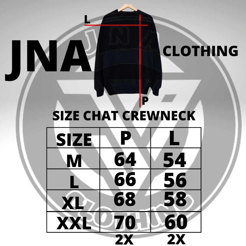 Sweatshirt Basic JNA Clothing Sweater Crowneck Pria Distro Original Sablon New Year Sweater Pria Hijau Army Switer Crunek Pria Wanita Cowok