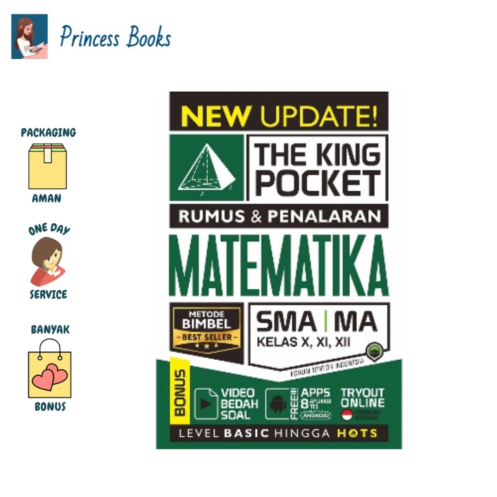 Buku NEW UPDATE THE KING POCKET: MATEMATIKA SMA/MA | Forum Edukasi