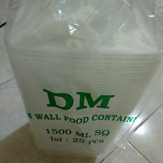 Thinwall 1500 Ml /kotak Plastik 1500 Ml Ready..