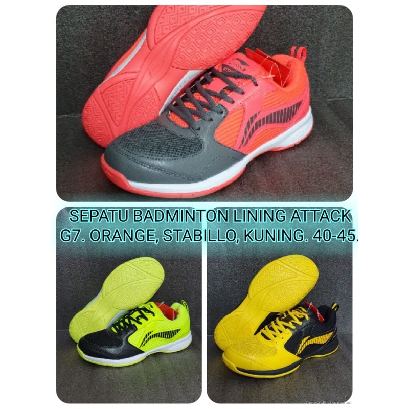 Sepatu Badminton Lining Attack G7 Original