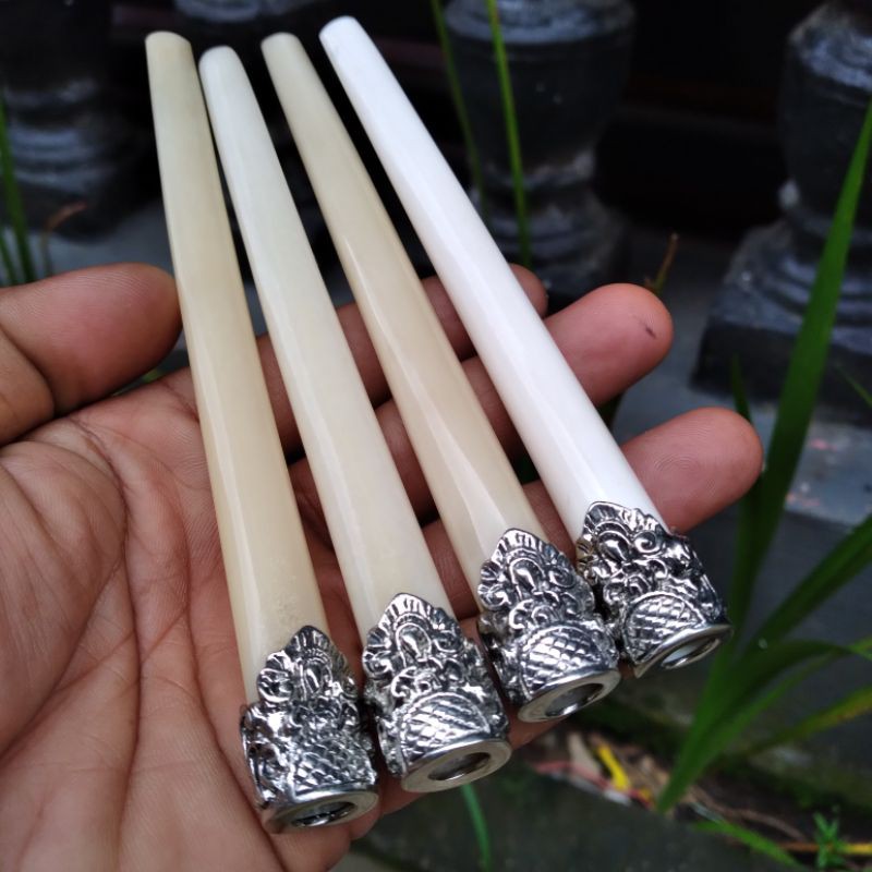 PIPA ONCE TULANG SAPI UKIR MAHKOTA