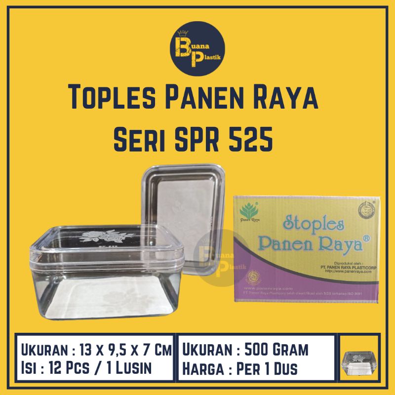 Jual Toples Panen Raya Seriseri SPR 525 Toples Dessert Box Toples