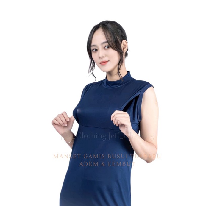 Manset Gamis Busui Tanpa Lengan | Inner Dress Tanpa Lengan Busui | Inner Busui Tanpa Lengan | Gamis Busui
