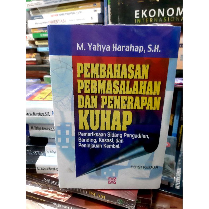 

Buku PEMBAHASAN DAN PENERAPAN KUHAP Pemrikasaan Sidang, Banding, Kasasi dan PK