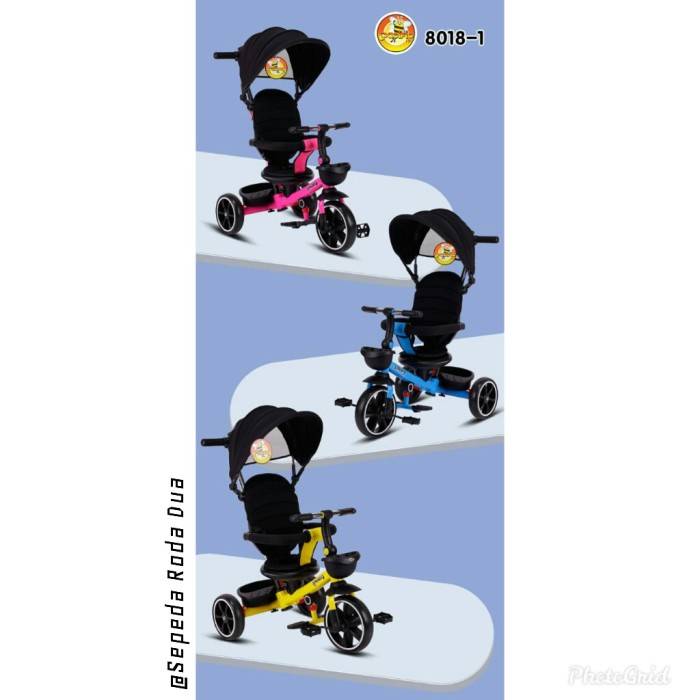 SEPEDA ANAK TRICYCLE PACIFIC PC 8018-1