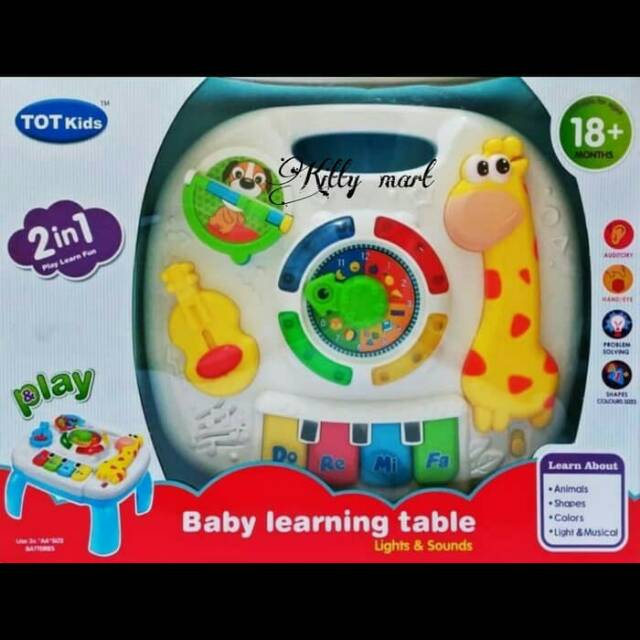 baby learning table