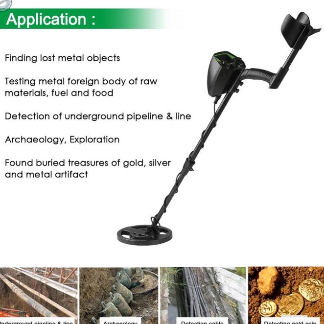 Diskon Underground Metal Detector Metal Finder Detector Treasure