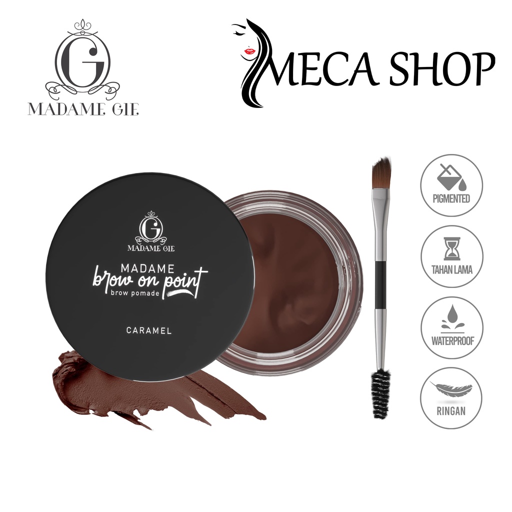 Madame Gie Madame Brow On Point – Make Up Eyebrow Pomade Cream Pensil Alis Waterproof