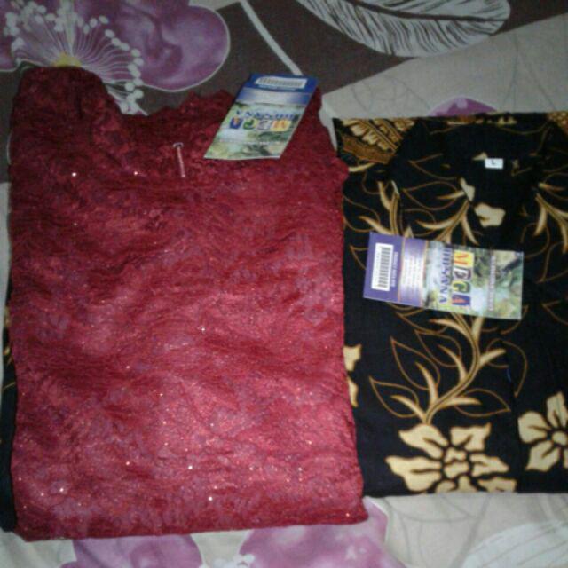 Tasyananu_batik Couple Marlena Couple / Couple Selendang Brokat Marlena