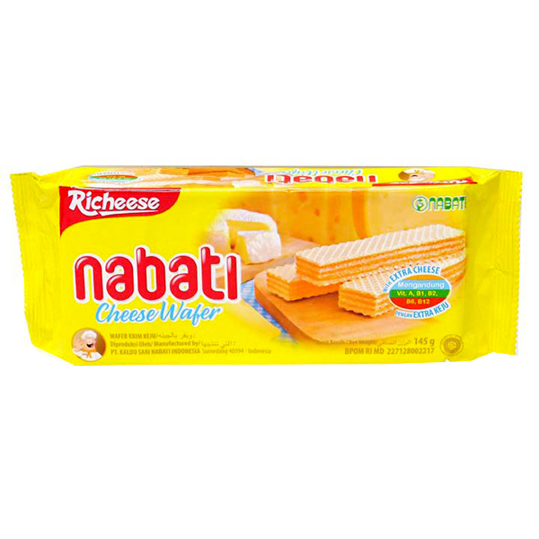 

NABATI RICHOCO WAFER KRIM COKELAT 132 g