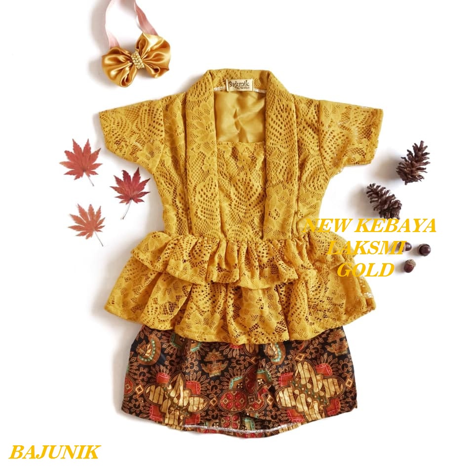 Kebaya Laksmi Anak Unik/Baju Adat/Kebaya Anak