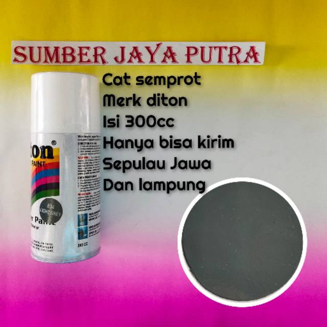 Diton 300cc  834 light grey abu abuPilok Pylox piloc cat semprot cat sepeda motor