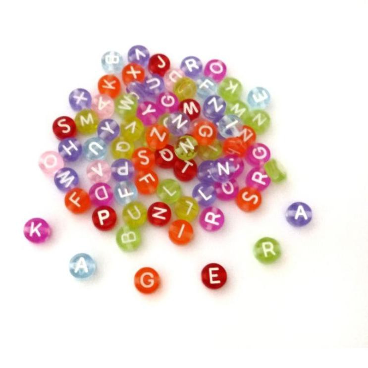 

Berkua4litas$|Mote Huruf Bulat Bening MHB731 |Diskon.,..,.!