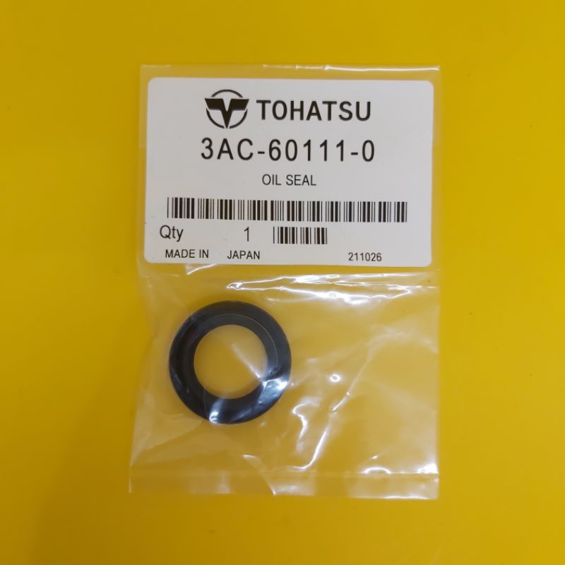 Oil seal karet seal as pendek mesin tempel Tohatsu 30pk. Asli