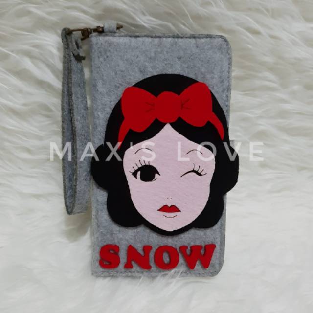 Casing Flip Case iPhone 6 Plus Snow White