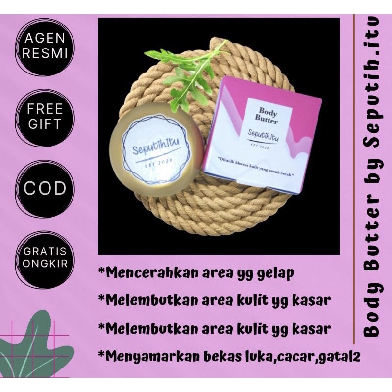 READY COD ‼️ AGEN RESMI BODY BUTTER BY SEPUTIH ITU WHITENING BODYBUTTER SEPUTIH.ITU PEMUTIH BADAN