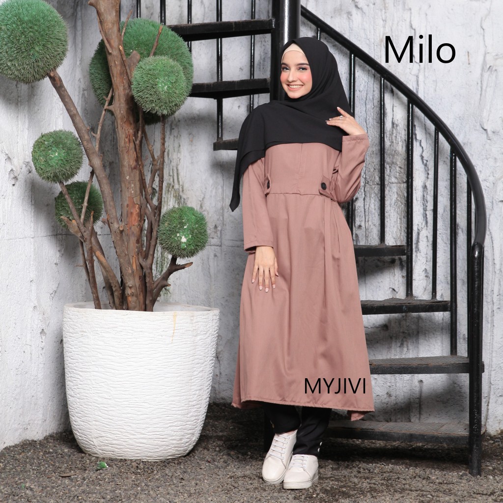 SHANUM BUTTON TUNIC BY MYJIVI