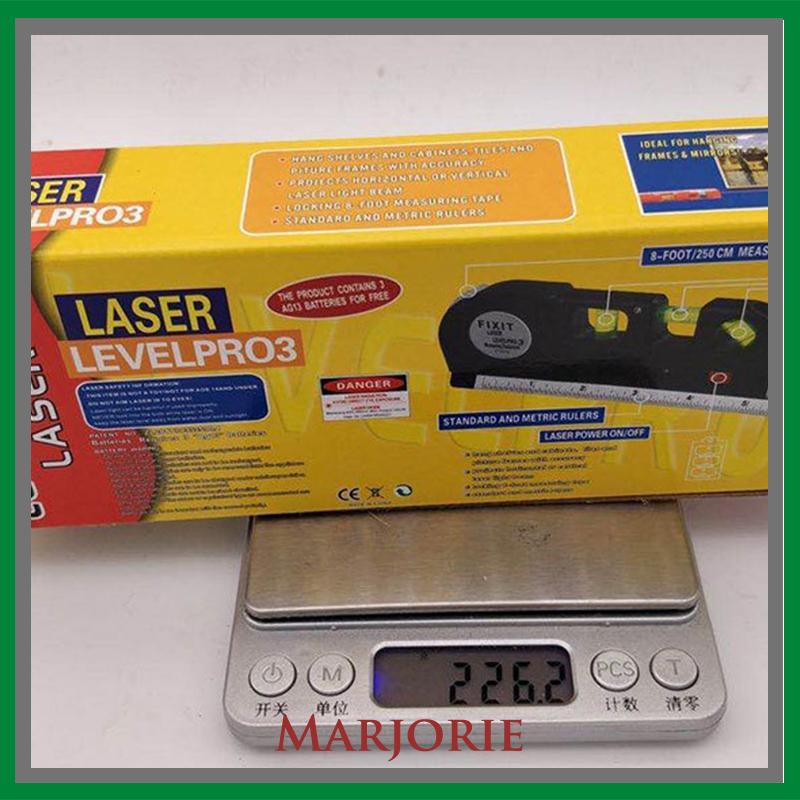 Meteran Level 3 Garis Laser Regua Pro3 Professional-MJD