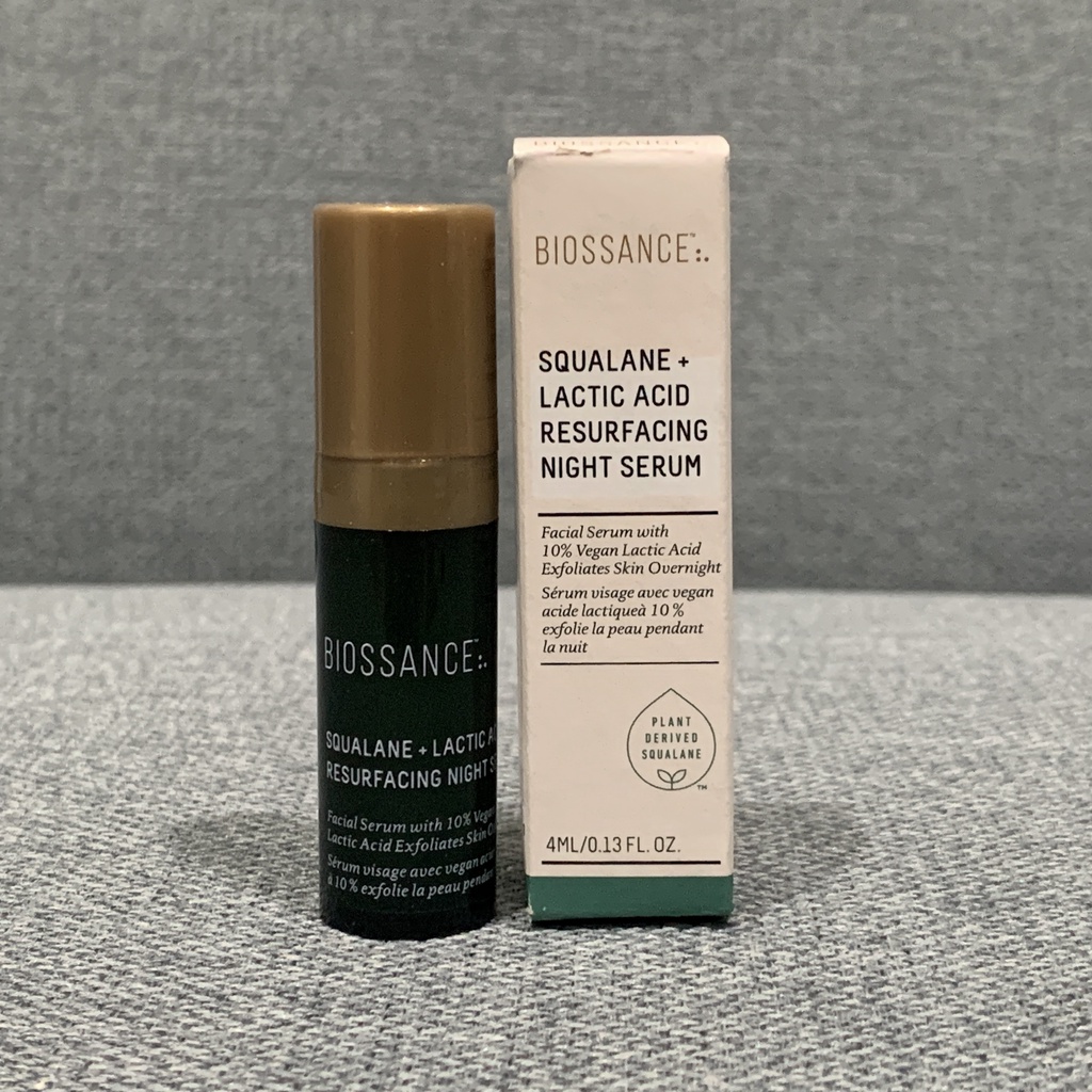 Biossance Squalane + Lactic Acid Resurfacing Night Serum