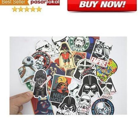 

Wow Stiker Tempel Star Wars 25 Pcs Bagus