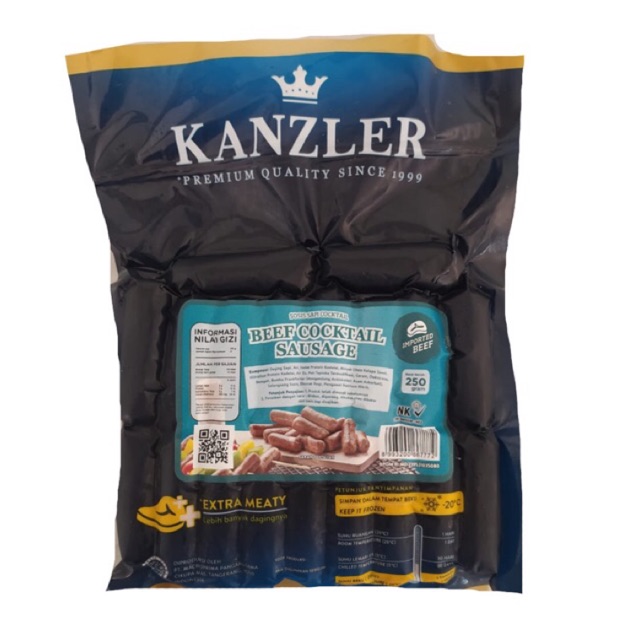 

Kanzler Sosis Beef Cocktail 250gr
