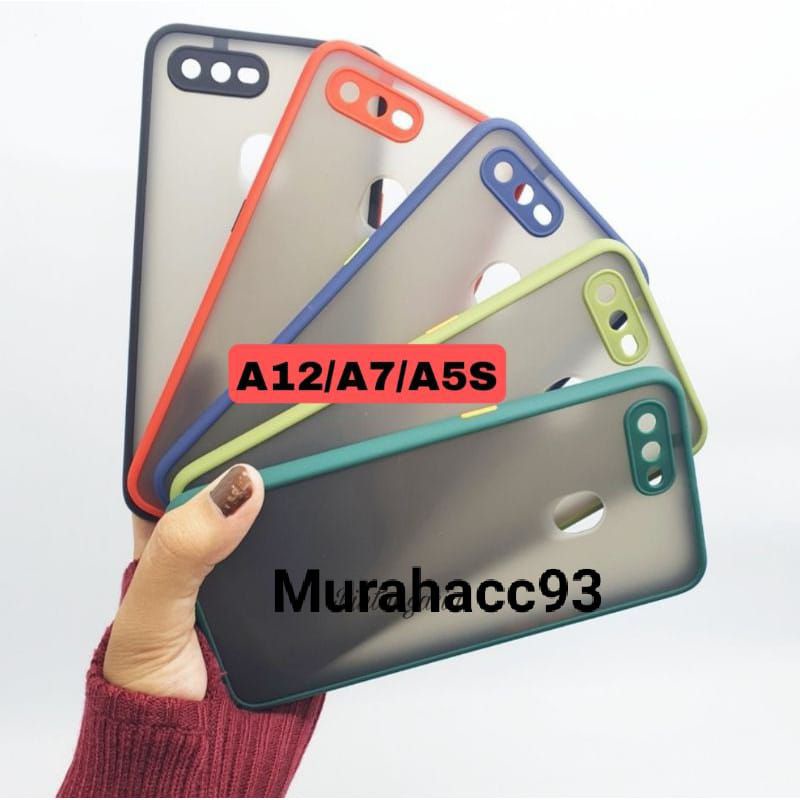 [MA] CASE BUMPER MY CHOICE OPPO F9 / OPPO A5S / OPPO A7 / OPPO A12 2020 HYBRID MATTE MY CHOICE PELIN