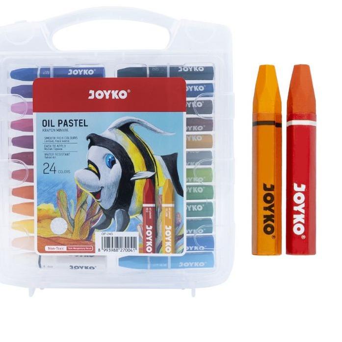 

Terlaris!! ✧ Crayon Joyko / Oil pastel Joyko 24 warna / (1pak)#