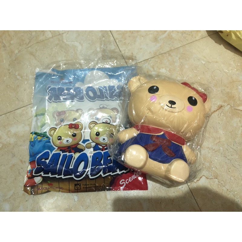 squishy sailor bear (jumbo)
