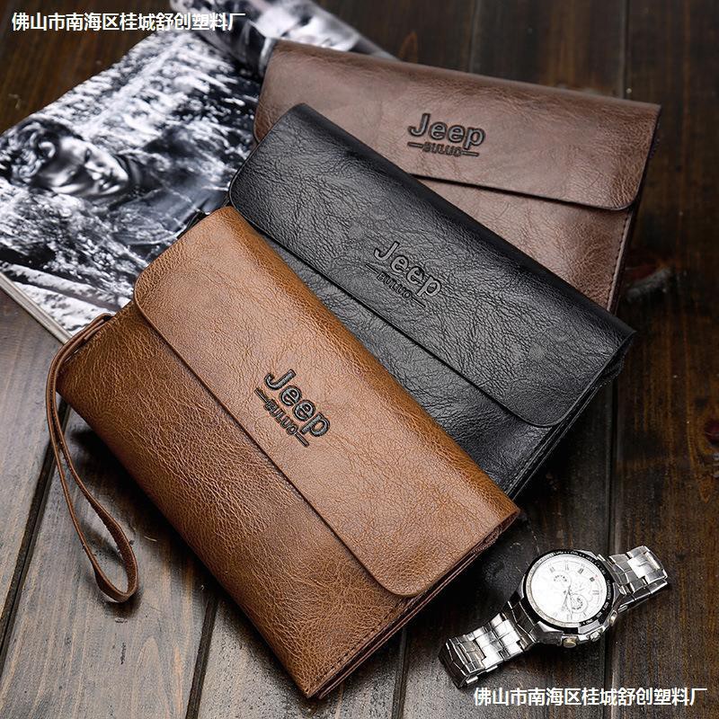 Clutch Dompet Jeep / Tas Tangan Hand bag Pria Wanita Murah / Clutch Kantoran Import PU High Quality