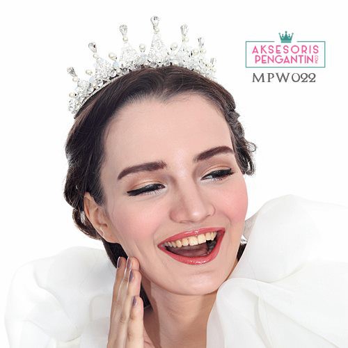 [SIAP KIRIM] HEADPIECE PENGANTIN MAHKOTA WEDDING AKSESORIS WANITA MPW022