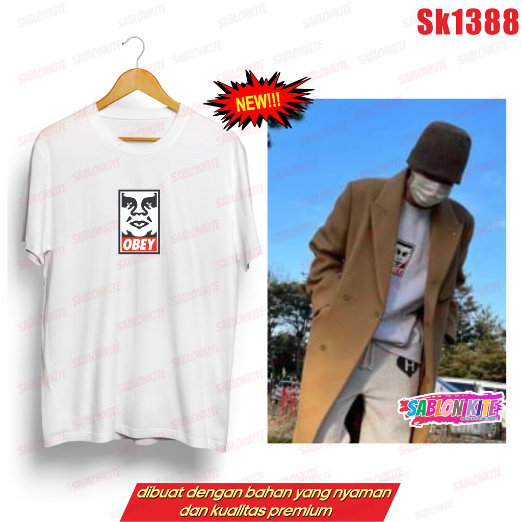 MURAH!!! KAOS KPOP JHOPE FACE OBE SK1388 UNISEX COMBED 30S