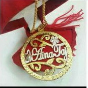 KALUNG NAMA LAPIS EMAS / KALUNG TEMPAH NAMA / KALUNG MURAH / KALUNG UKIR NAMA