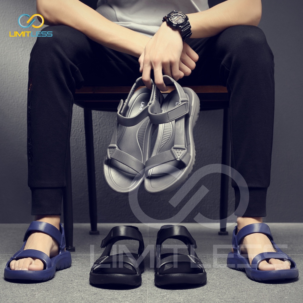 Sandal Gunung Cowo Slip On Sendal Gunung Casual Pria Trendy Sepatu Sandal Pria Limitless