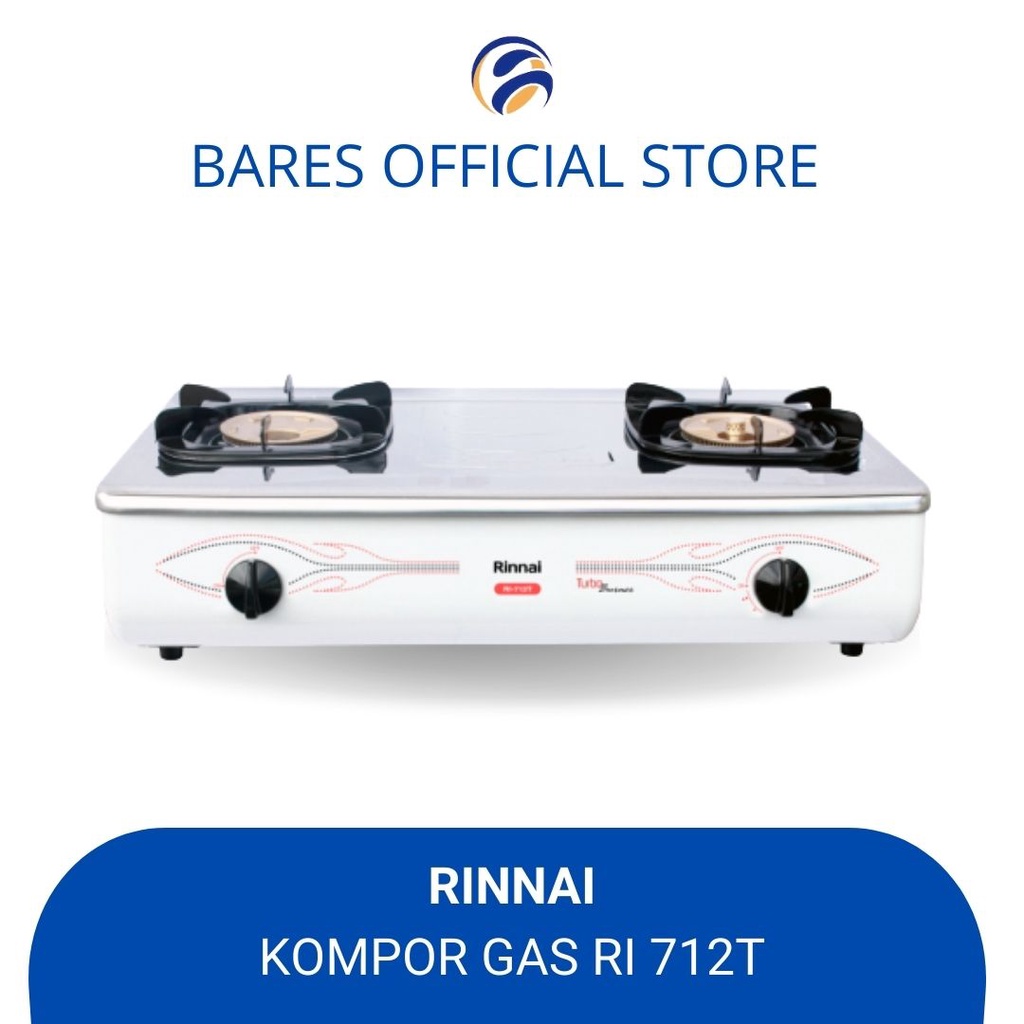 Rinnai RI 712 T Kompor Gas 2 Tungku / Kompor Gas Rinnai RI 712 T