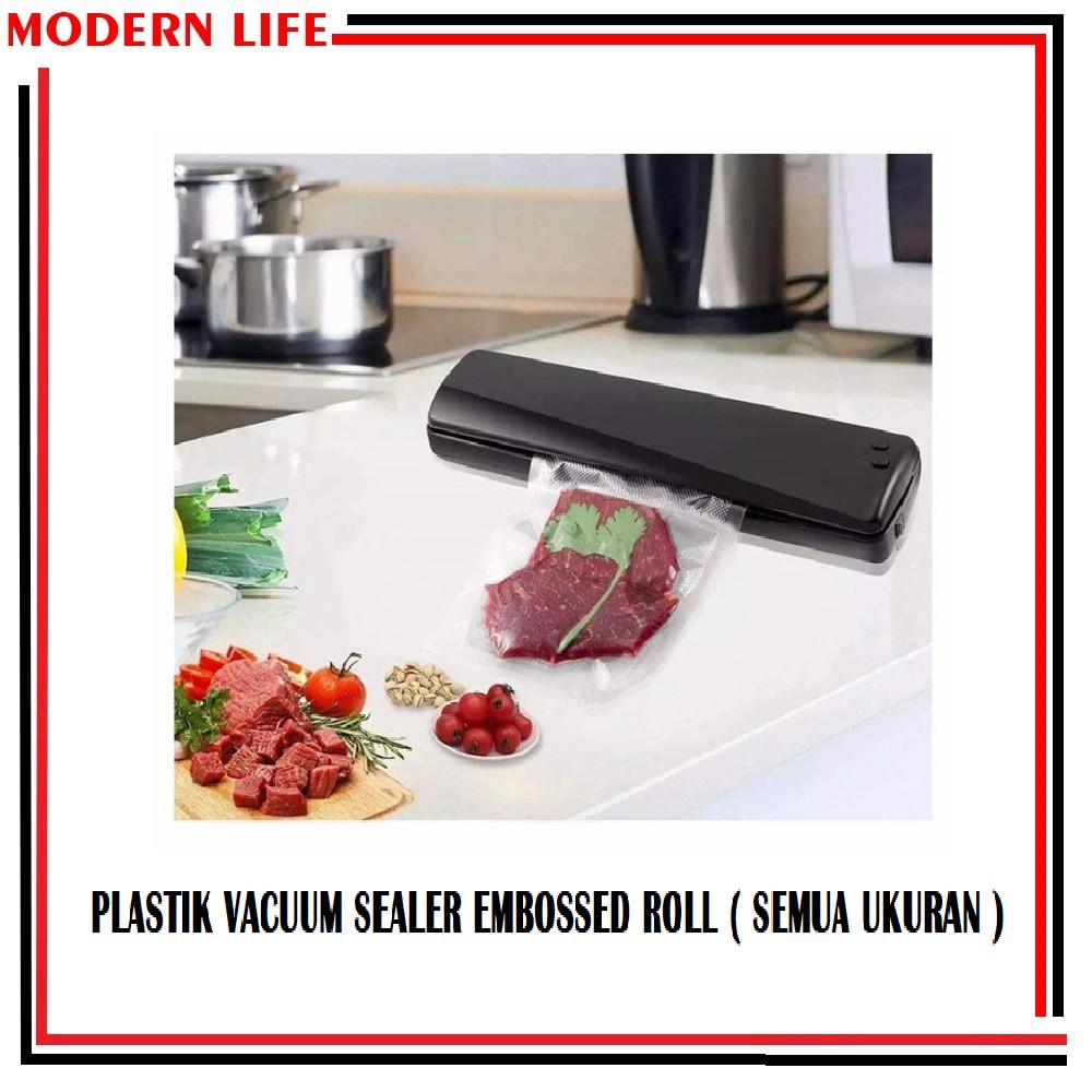 Plastik Vacuum Sealer Makanan Embossed Roll ( Semua Ukuran )