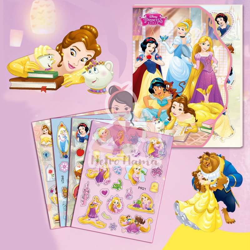 Stiker Disney Princess Frozen Mickey / Sticker Set Murah untuk Aktivitas Bermain Anak