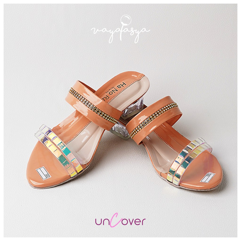 Vayatasya Ha No Ra | Uncover Slip On Anak Perempuan | Sandal Sepatu High heel