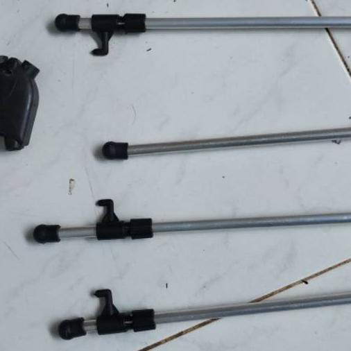 ▲ Stan Standing Tiang Rangka Stand X Banner Benner Bener Alumunium 60x160 Display promosi iklan ♫