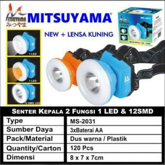 Senter Kepala MITSUYAMA MS-2031