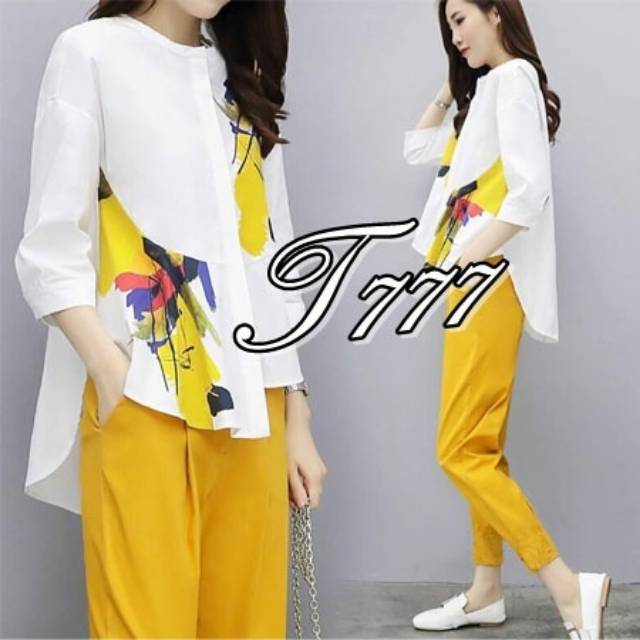 SETELAN CEWEK DELLA TROUSERS PANT