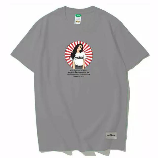 Baju pria kaos distro problem