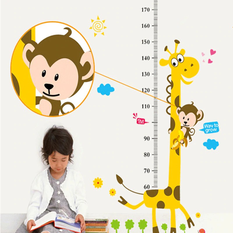 Flashmart Stiker / Sticker Wallpaper Dinding Giraffe