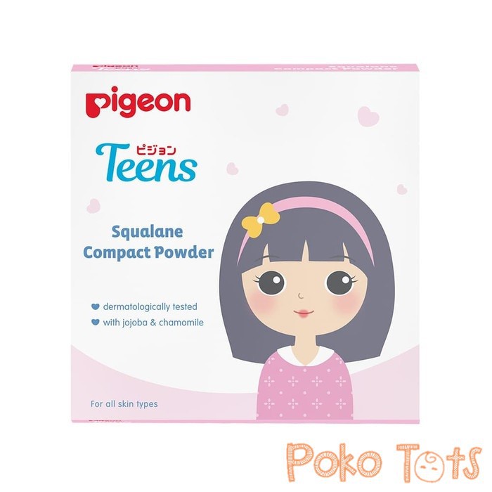 Pigeon Teens Squalane Compact Powder 14gr Bedak Padat Pigeon