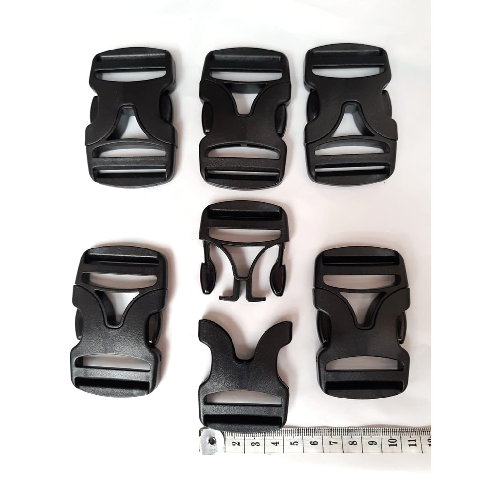 

Gesper Tas 2 cm Hitam tebal aksesoris tas diy Craft handmade