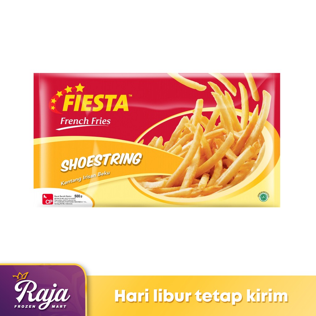 

Fiesta Shoestring 500gr / Frozen Food / Kentang Goreng / French Fries / Makanan Beku / Shoestring