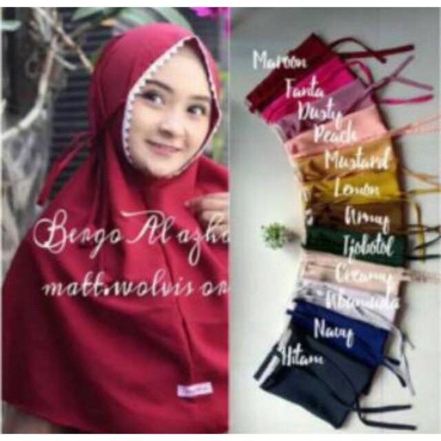 Bergo al azhar, hijab instan