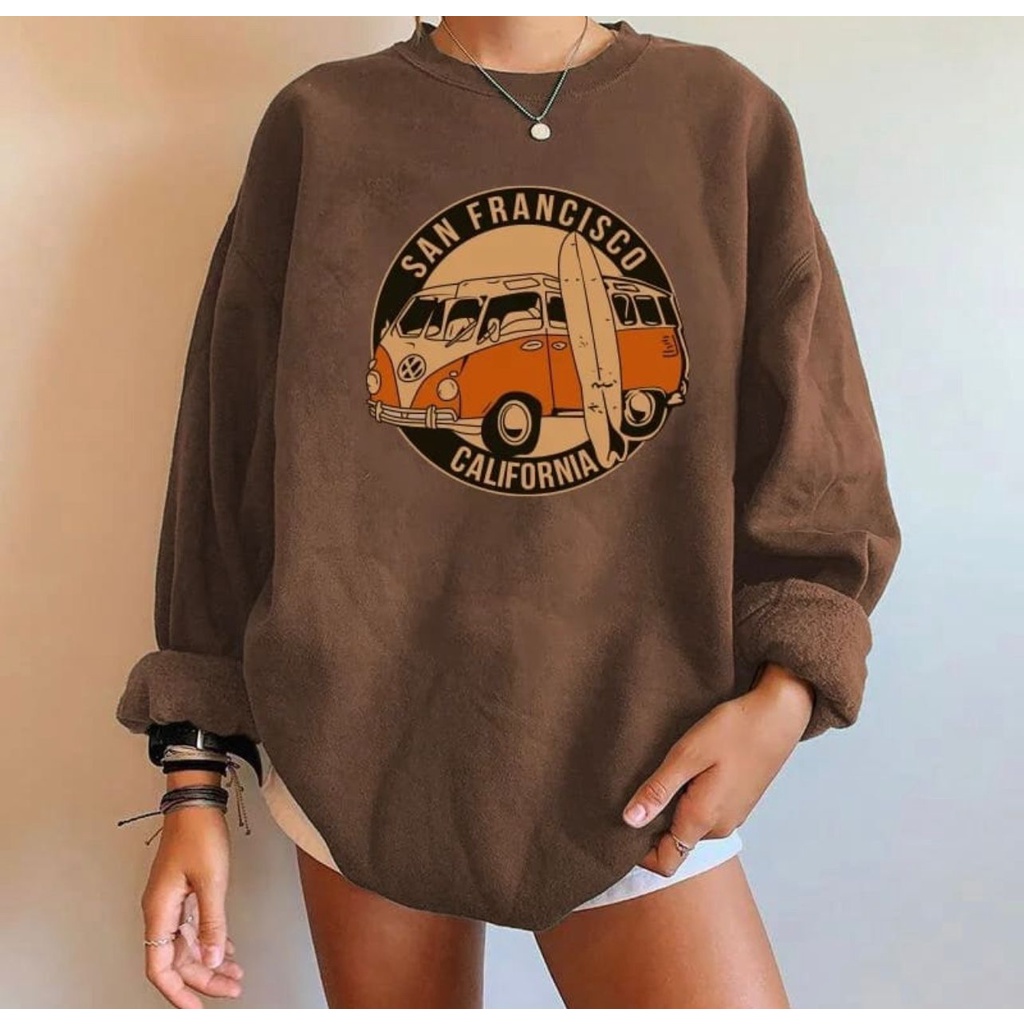 Sweater Oversize Wanita San Francisco California