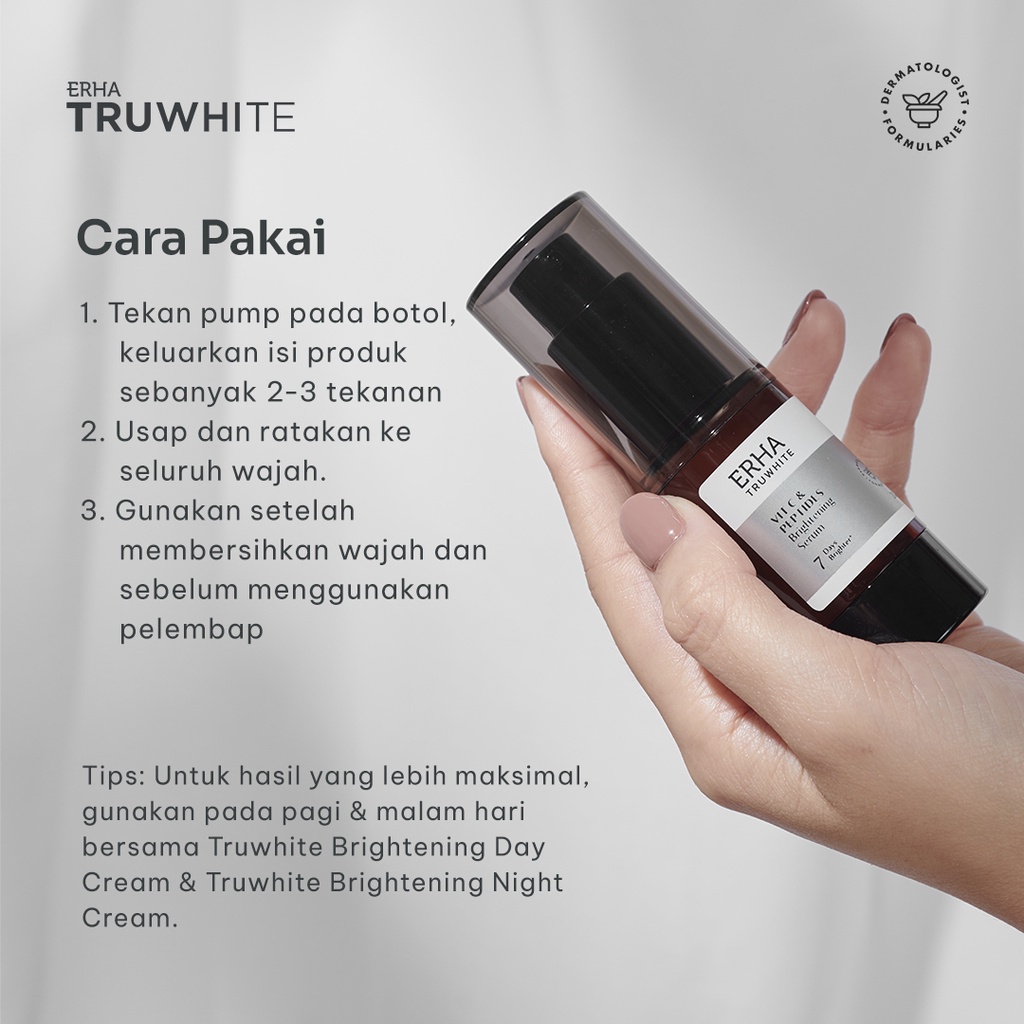 ERHA Bundling Truwhite VIT C Serum + Brightening Eye Serum-4