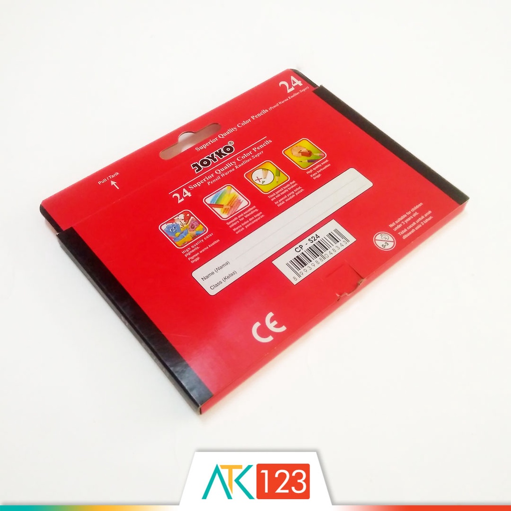 Pensil Warna Joyko 24 Superior Quality Color Pencils (CP-S24)-1